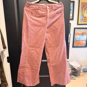 Pilcro Blush Corduroy Trousers size 29